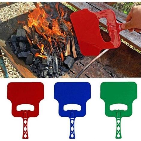Ventilateur à manivelle pour barbecue d'extérieur, couleur aléatoire-AquaForge (1/5)