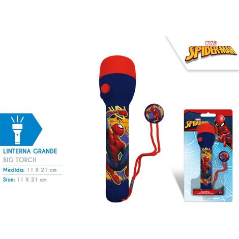 Lampe de Poche - Spider Man - Bleu