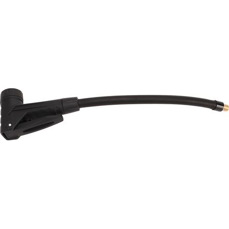 Tuyau de gonflage pour pompe à pneu 20cm, flexible 2-en-1 adaptateur gonfleur, compatible vannes US et FR, pour voiture et pneus. (1/5)