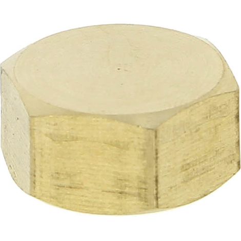 Watts – Bouchon femelle 3/8 en laiton – Raccord 6 pans 300 – Taraudage 3/8" (12x17) – Pour installations sanitaires et chauffage