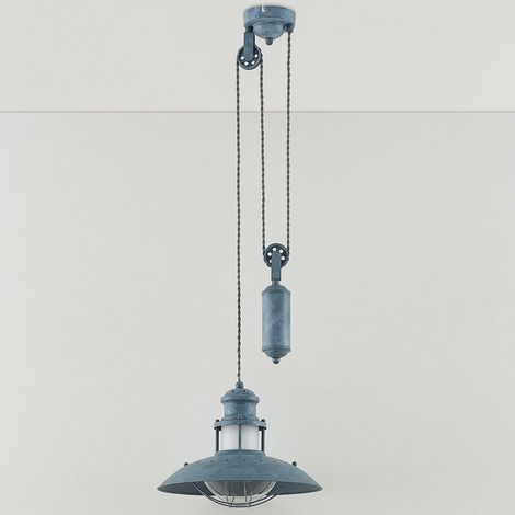[GEBRAUCHT] B-Ware Lindby Louisanne Hängeleuchte Deckenlampe Pendelleuchte Lampe 1 Fl E27 Betongrau