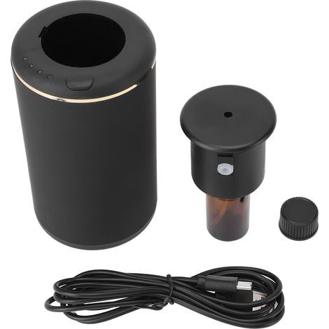 Diffuseur d'huiles essentielles pour voiture, capacité de 10ml, désodorisant, aromathérapie, USB 5V, maison, bureau, chambre à coucher, surface de 10 m² (1/5)