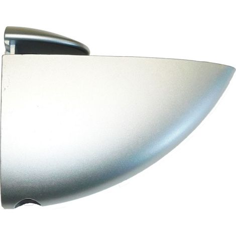 Soporte pelicano, modelo sp07, de zamak con acabado cromo mate, 110 x 40 x 87 mm, 2 uds