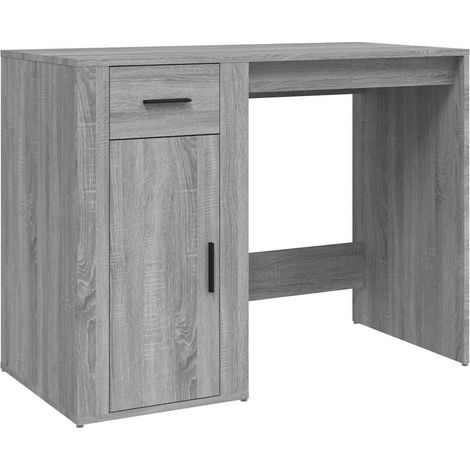 Maison Exclusive - Schreibtisch Grau Sonoma 100x49x75 cm Holzwerk
