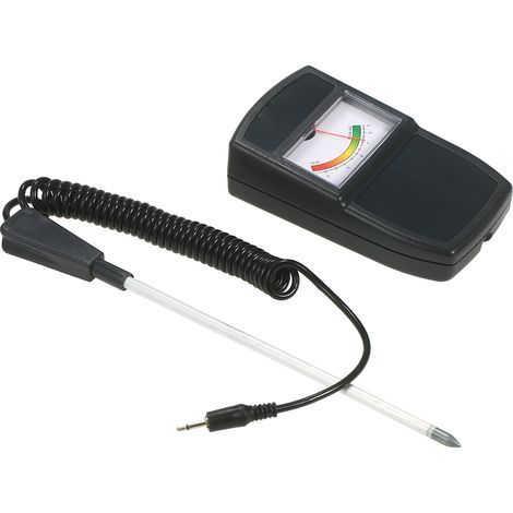 Testeur pH sol kit analyse acidité alcalinité sonde détachable jardin pelouse ferme intérieur extérieur sans pile
