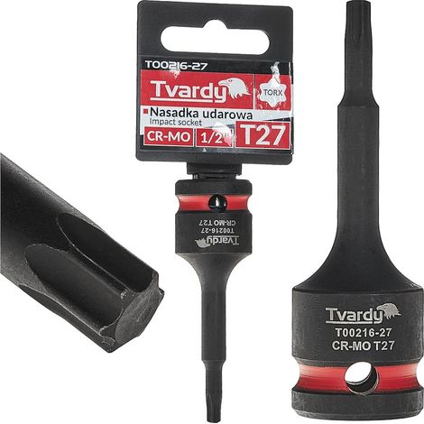 Douille à impact Torx 1/2" T25 CR-MO (10/100) (1/4)