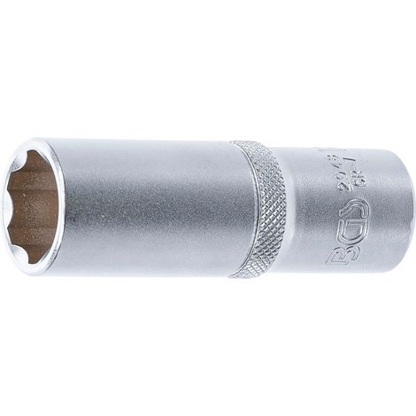 BGS Steckschlüssel-Einsatz Super Lock tief Antrieb Innenvierkant 12,5 mm (1/2") SW 18 mm - 2948 (1/3)