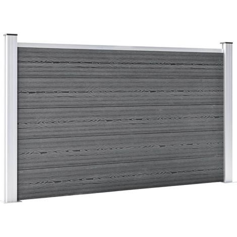 Maison Exclusive - Gartenzaun WPC 699x106 cm Grau