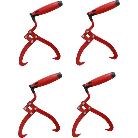 4x Handpackzange Packzange Handhebehaken Sappie Holzgreifer Forstzange (1/5)