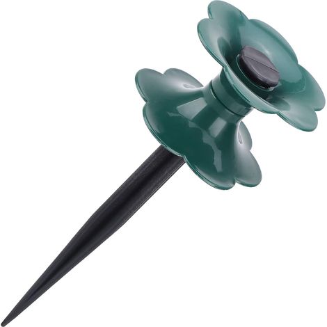 Guide-tuyau d'arrosage, en plastique, 25 cm, rangement durable pour les tuyaux d'eau dans les garages et à l'extérieur, 6 unités, couleur verte.-AquaForge (1/5)