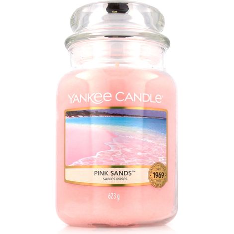 YANKEE CANDLE VELA EN TARRO GRANDE, ARENA ROSA YANKEE HOME 1205337EZ