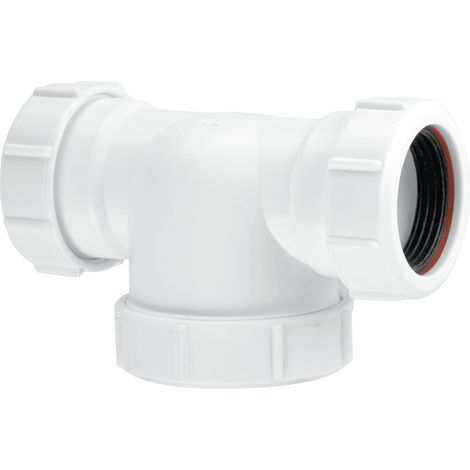 McAlpine TRSH10 1½" x 20mm Water Seal Running Tubular 'P' Trap with 1½" Multifit Outlet (1/2)