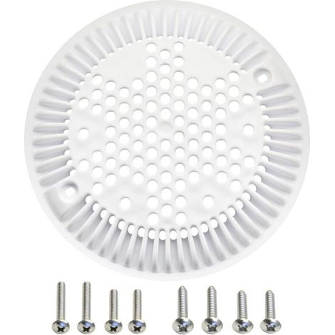Grille Anti-Tourbillon Piscine Ø20,4 cm Acier Inox 316L Norme NF P90-307 Sécurité Aspiration (1/4)