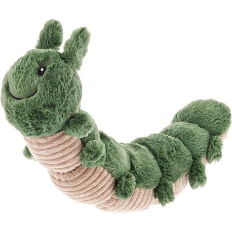 Peluche chenille Ferribiella avec couineur et craquement pour chiens