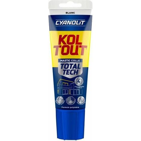 Colle de fixation et d'étanchéité - CYANOLIT - Total tech - Tube 125 ml - Haute résistance - Ultra-polyvalente (1/5)
