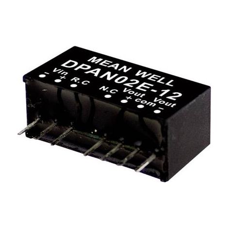 Convertisseur CC/CC mw-mean-well 2 W 15 V