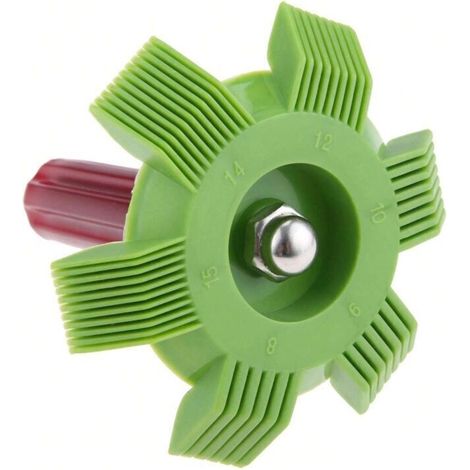 Peigne à ailettes de condenseur, peigne à ailettes de climatisation, peigne à ailettes plus propre pour radiateur de climatisation. Lamelle en plastique pour nettoyer l'évaporateur du radiateur