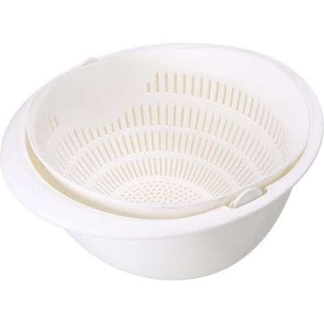 Panier pliable multifonction pour vaisselle, cuillère égouttoir et panier de rangement (1/4)