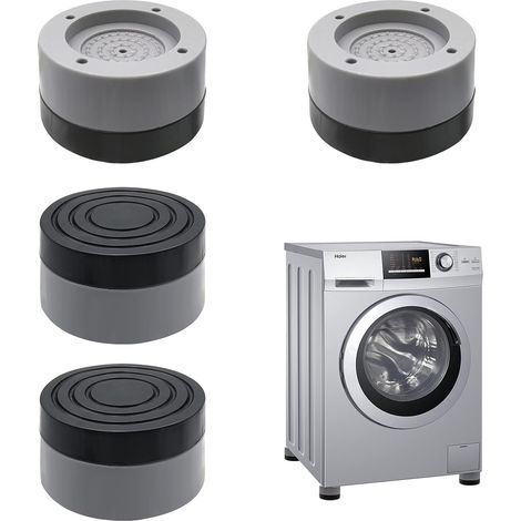 Lot de 4 Amortisseur, antidérapant, caoutchouc, TPU, lave-linge, sèche-linge (1/5)