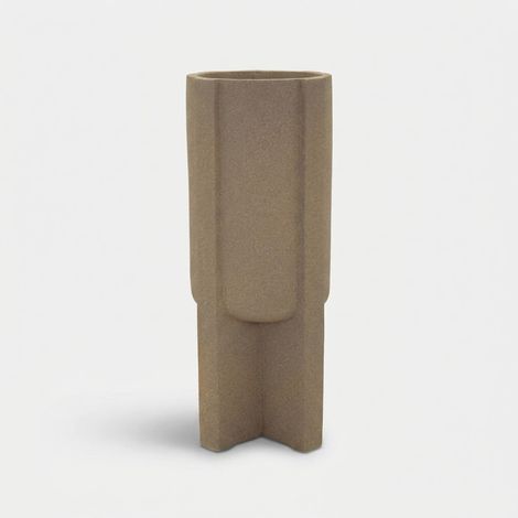 Vaso da esterno in polyresin di design Moai 80 (1/5)