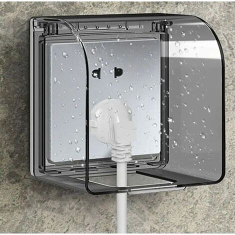 Outlet Cover Childproof 86 Model Universal Waterproof Socket Box Waterproof Outdoor Sockets for Switch 12.2×10.8×7.3 CM (1/4)