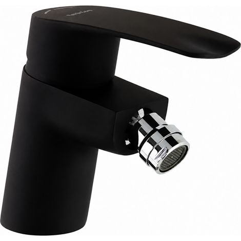Nuovo miscelatore per bidet "fly" nero senza scarico. (1/2)