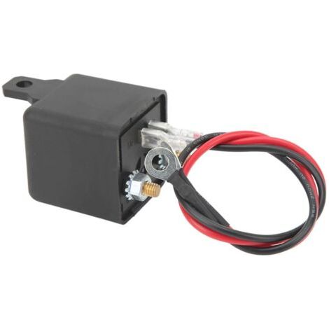 BUNTHAUS Interrupteur de déconnexion de batterie de voiture avec télécommande et bornes en cuivre pour véhicules 12 V 120 A