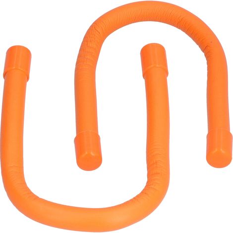 Anneau de lestage pour le yoga, élastique, ajustable, durable, unisexe, pour le sport et la course à pied, orange (240 g x 2) (1/5)