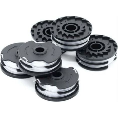 Lot de 6 bobines de fil de rechange 1,6 mm – Longueur 2 x 4 m – Pour débroussailleuses Parkside – Coupe rapide et durable - 20-Li (1/3)