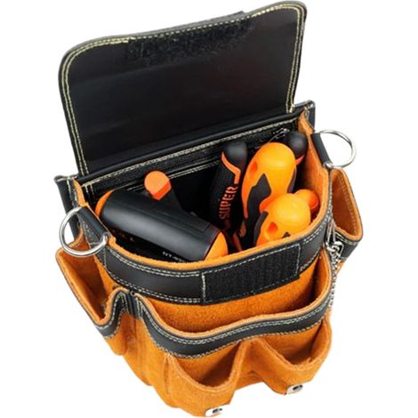 Sacoche Ceinture À Outils Organisateur À Poches Multiples Imperméable Avec Bretelle Pochette De Travail Imperméable Pour Hommes Pour Les Travaux De Construction, D'Électricité, De Maintenance, D (1/5)