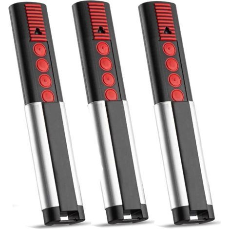 Set of 3 868 MHz car door remote controls for Sommer 4020 TX03-868-4, 4020V000, 4025V000, 4026V000, 4026V000, 4-channel, handheld transmitter (1/4)