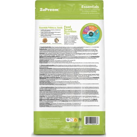 ZuPreem Essentials S 1 Kg - granuli per piccoli pappagalli (1/3)