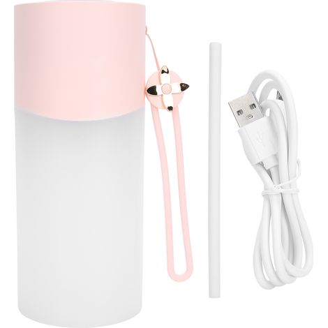 Humidificateur À Air - 450 ml - Batterie 1200 mAh - Nébulisation Nanométrique - Usage Intérieur Et Extérieur - Silencieux - Avec Lumières De Nuit - 1 Pièce (1/5)