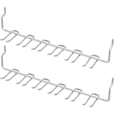 Crochets métalliques GARVALON pour panneau perforé lot de 2 (1/5)