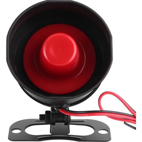 Kit de verrouillage centralisé universel avec sirène, indicateur LED et télécommande pour système d'alarme voiture (1/5)