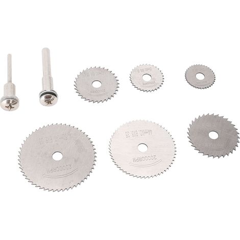 Jeu de disques à tronçonner HSS pour scie circulaire et meuleuse électrique (1/5)