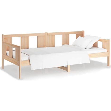 Maison Exclusive - Sofá cama madera maciza de pino 80x200 cm (1/5)