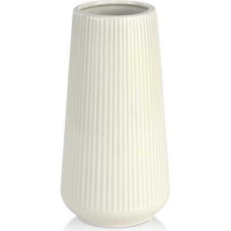 Vase en céramique jaune, petit vase mignon pour fleurs d'herbes de la pampa, idéal pour la maison, le salon, une table ou une étagère. (1/4)