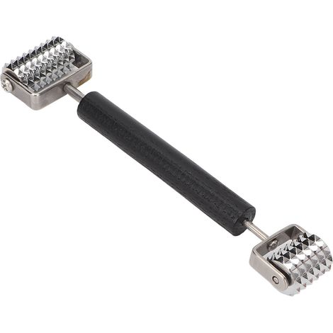Rouleau Derma Double Tête en Métal pour Massage Visage, Corps et Soins de la Peau (1/5)