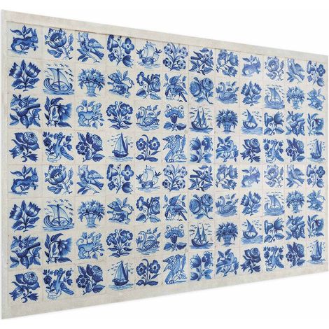 Poster - Azulejos - piastrelle di ceramica tradizionali portoghesi (1/4)
