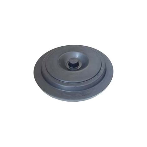 COPERCHI PER BIDONI CON POMOLO CENTRALE NERI  lt.50  75    ICS