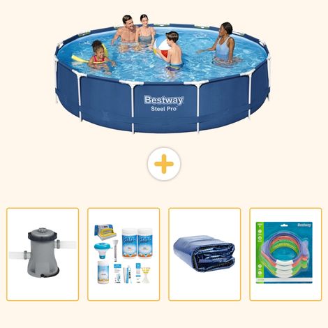 Bestway Bestway Steel Pro Ronde - 396x84 cm - 5-pièces S282 (1/5)