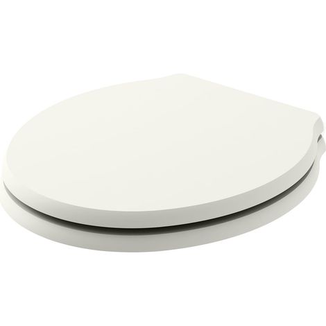 Bayswater Porchester Soft Close Toilet Seat Pointing White (1/2)