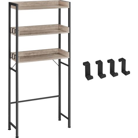 Étagère de Toilettes, à 3 Niveaux, Peu Encombrante (1/5)