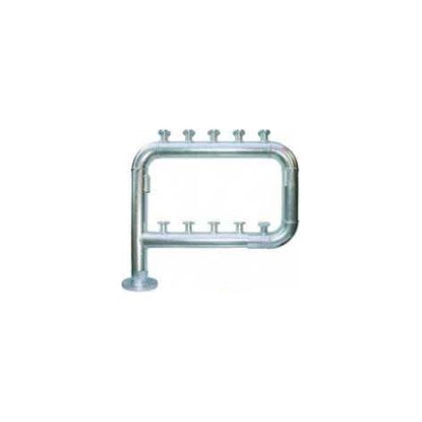Batería galvanizada de 2 filas Medidas: 6x2F