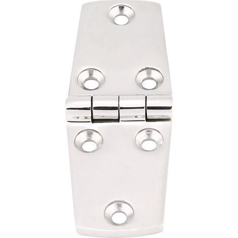 Porte de cabine bateau marine inox charnière remplacement hublot affleurant 102x38mm quincaillerie nautique (1/5)