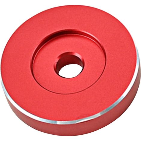 Adaptateur de Remplacement en Métal Rouge pour Platine Vinyle, Accessoire Pratique pour Platine Tourne-Disque DJ et Phonographe (1/5)