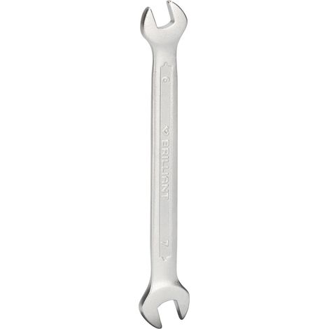 BRILLIANT TOOLS  llave de  boca doble  6 x  7 mm  - BT010900 (1/4)