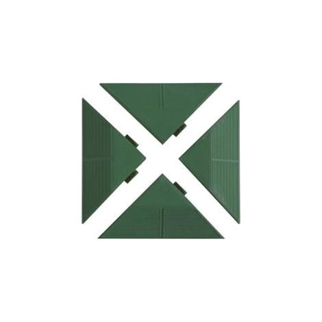 KIT 4 ANGOLARI VERDI - DIM.1 TRIANGOLO: 200X200X27