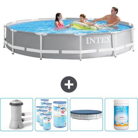 Intex Piscine Prism Frame Ronde - 366x76 cm - 5-pièces SCB87 (1/5)